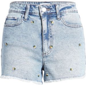 Tinsel Embroidered Cutoff Shorts Size 27